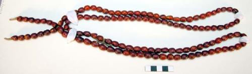 Peyote cult mescal bean necklace