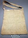 Finger woven string bag