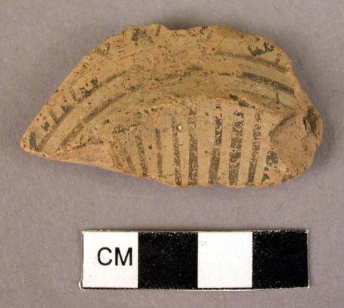 Pottery base fragment