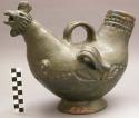 Rooster - shaped pitcher - like vessel