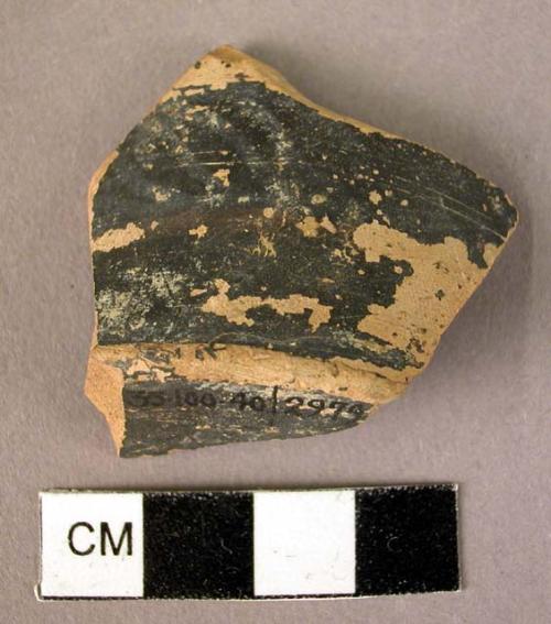 Pottery base fragment