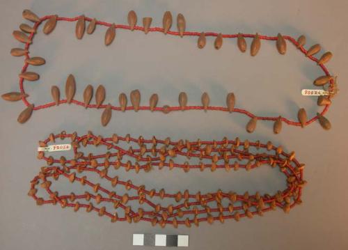 Woman's necklace, beads, seeds