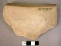 Potsherd - apparently local copy of Middle Minoan IIIb; clay looks local but sur