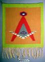 Pictorial rug, Masonic emblem