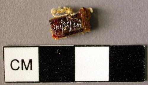 Rectangular amber spacer