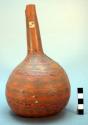 Gourd decorated with incised patterns