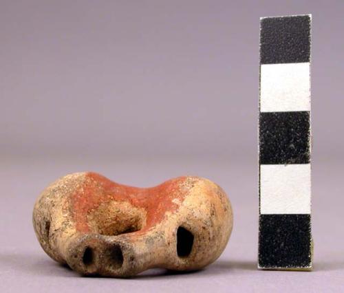 Pottery whistle, double