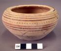 Pottery pyxis