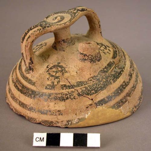 Fragment of late Mycenaean local copy of stirrup vase