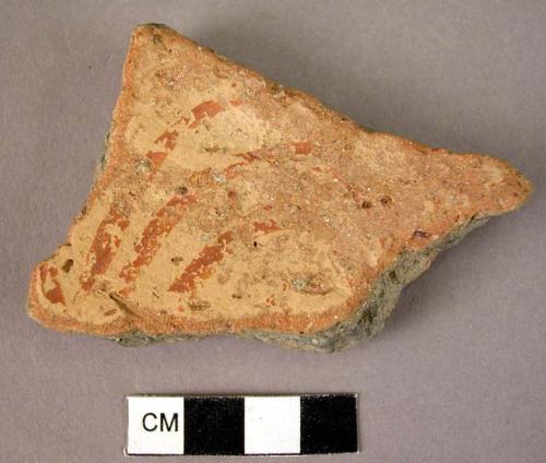 Pottery bath fragment ?