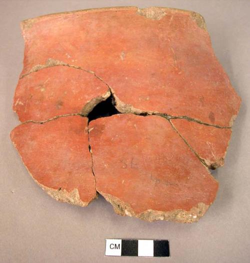 Pottery bowl rim sherd