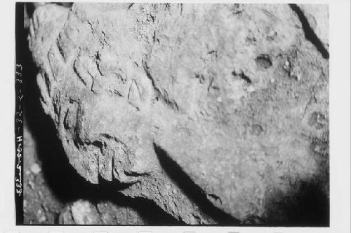 Laja - close up of heaf of principal figure