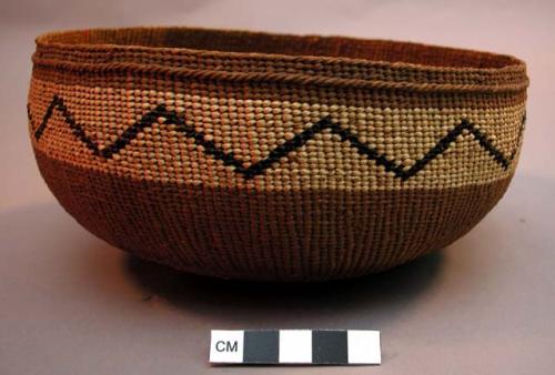 Basketry mush bowl