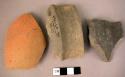 13 miscellaneous rim sherds