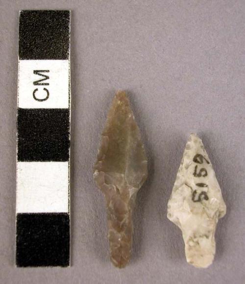 Stone arrowheads