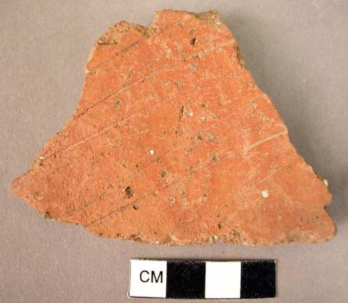 Potsherd - incised, long scratches