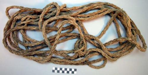 Lasso or lariet braided cowhide