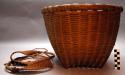Basket with carrying strap