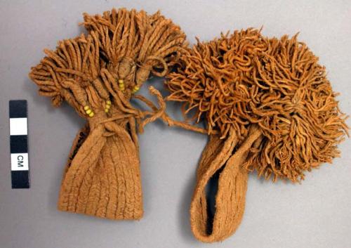 2 cotton bracelets with tassels - ceremonial