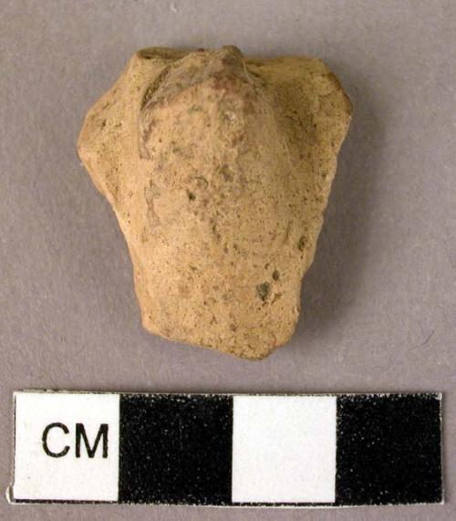 Pottery handle fragment