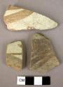 3 potsherds