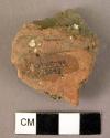 Potsherd - coarse, handmade incised marks