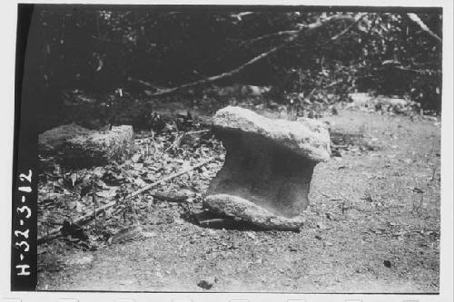 Metate #8 - top view