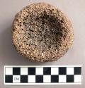 Small bowl made of tuff. Catalog: “stone mortar”.