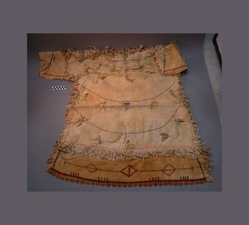 Woman's buckskin dress