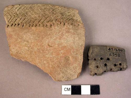 Potsherd, rim