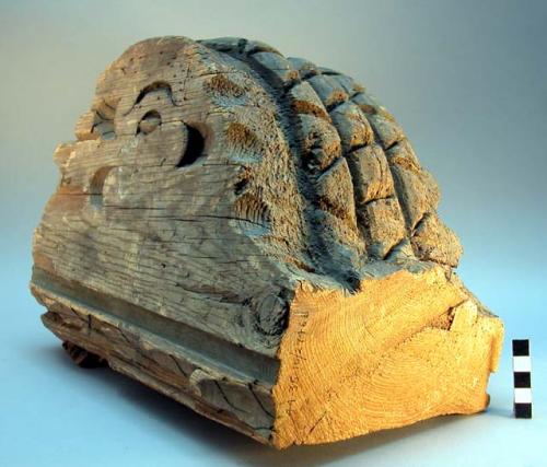 Wooden corbel from Old Pecos Church