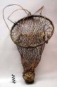 Tom-cod net with stone sinker