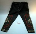 Modern trousers decorated with native design