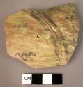 One polychrome body sherd