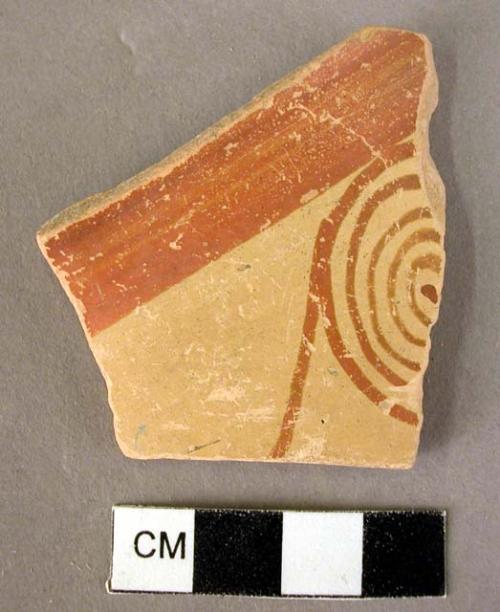 Rim potsherd; potsherd    1 in tray  ER