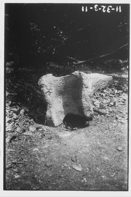 Metate #8 - top view