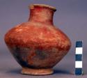 Unpainted pottery jar