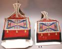 Pair of Crow woman's stirrups. Decorated with beadwork.