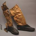 Boots made of sealskin and walrus hide