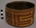 Woman's trinket basket and cover