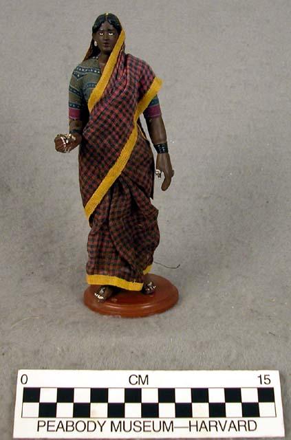 Figure, hindu butterwoman