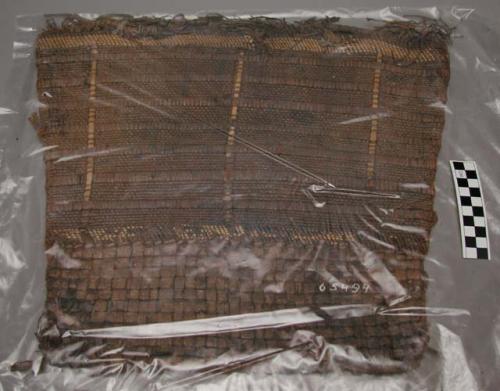 Cedar bark bag for seal tackle