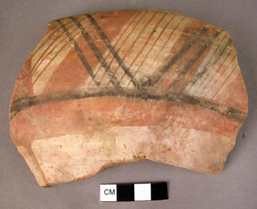 One large polychrome body sherd