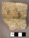 One very coarse/crude rim sherd