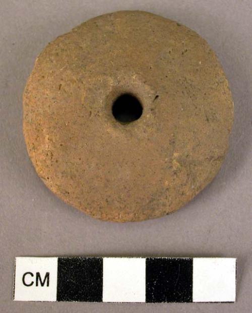 Pottery spindle whorl