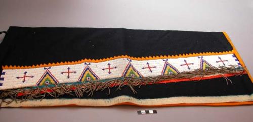 Pair of Sioux trade wool leggings.