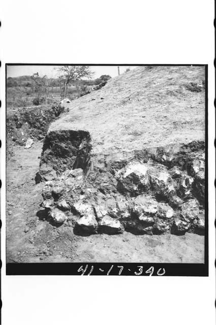 Northwest corner of Mound 3 from the west