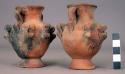 2 pottery vessels