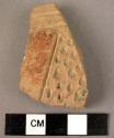 Potsherd - buff, incised