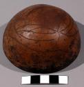Small gourd bowl - used for drinking the aia-huaska, an opium dope